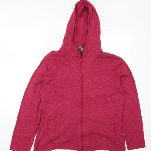 Mountain Warehouse Womens Pink   Full Zip Hoodie Size 18