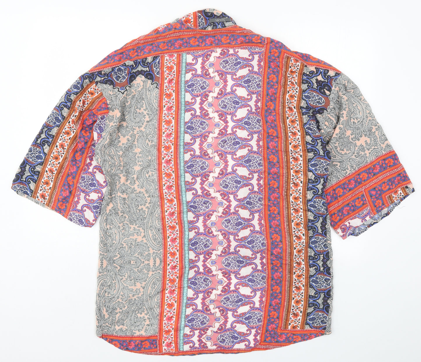 South Womens Multicoloured Paisley  Kimono Jacket Size M