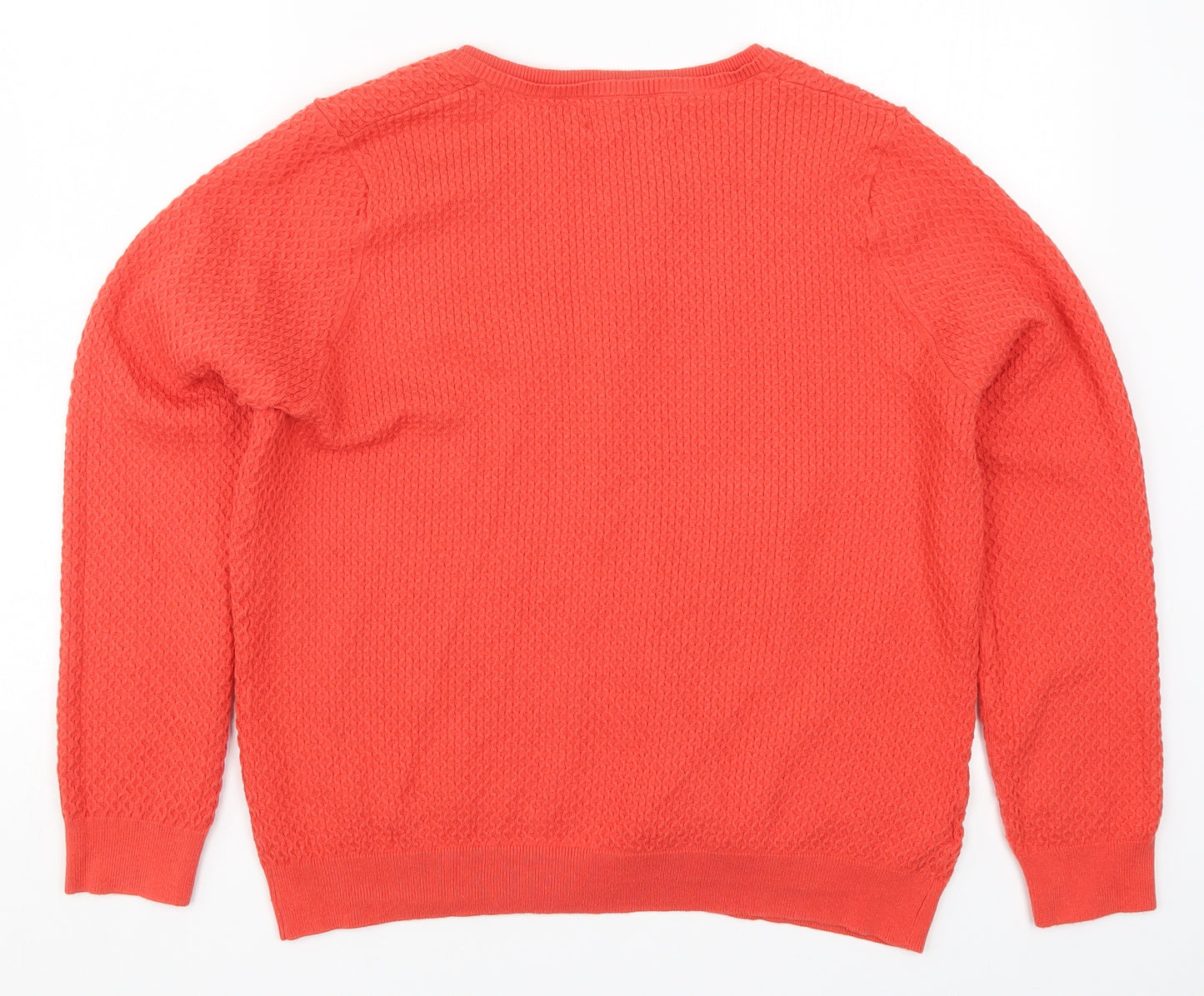 NEXT Womens Red  Knit Cardigan Jumper Size 18