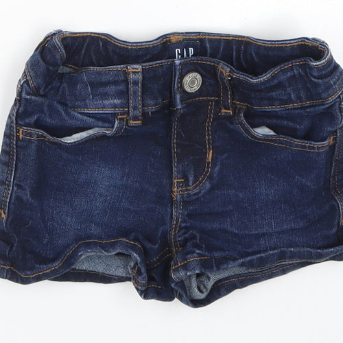 Gap Girls Blue  Denim Mom Shorts Size 5 Years
