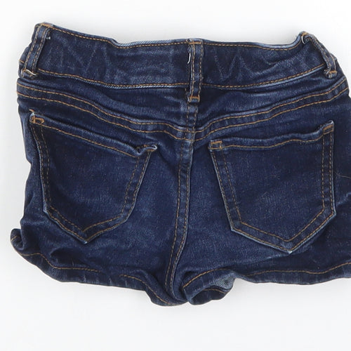 Gap Girls Blue  Denim Mom Shorts Size 5 Years
