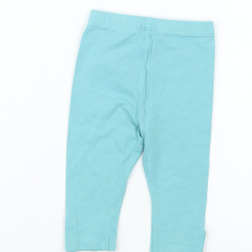 Mothercare Girls Blue   Capri Trousers Size 3-6 Months