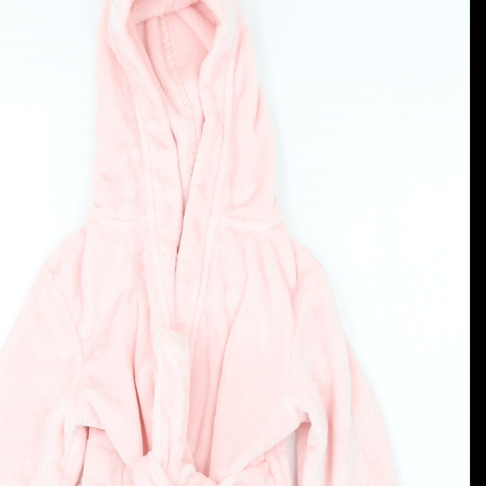 George Girls Pink Geometric  Top Robe Size 4-5 Years