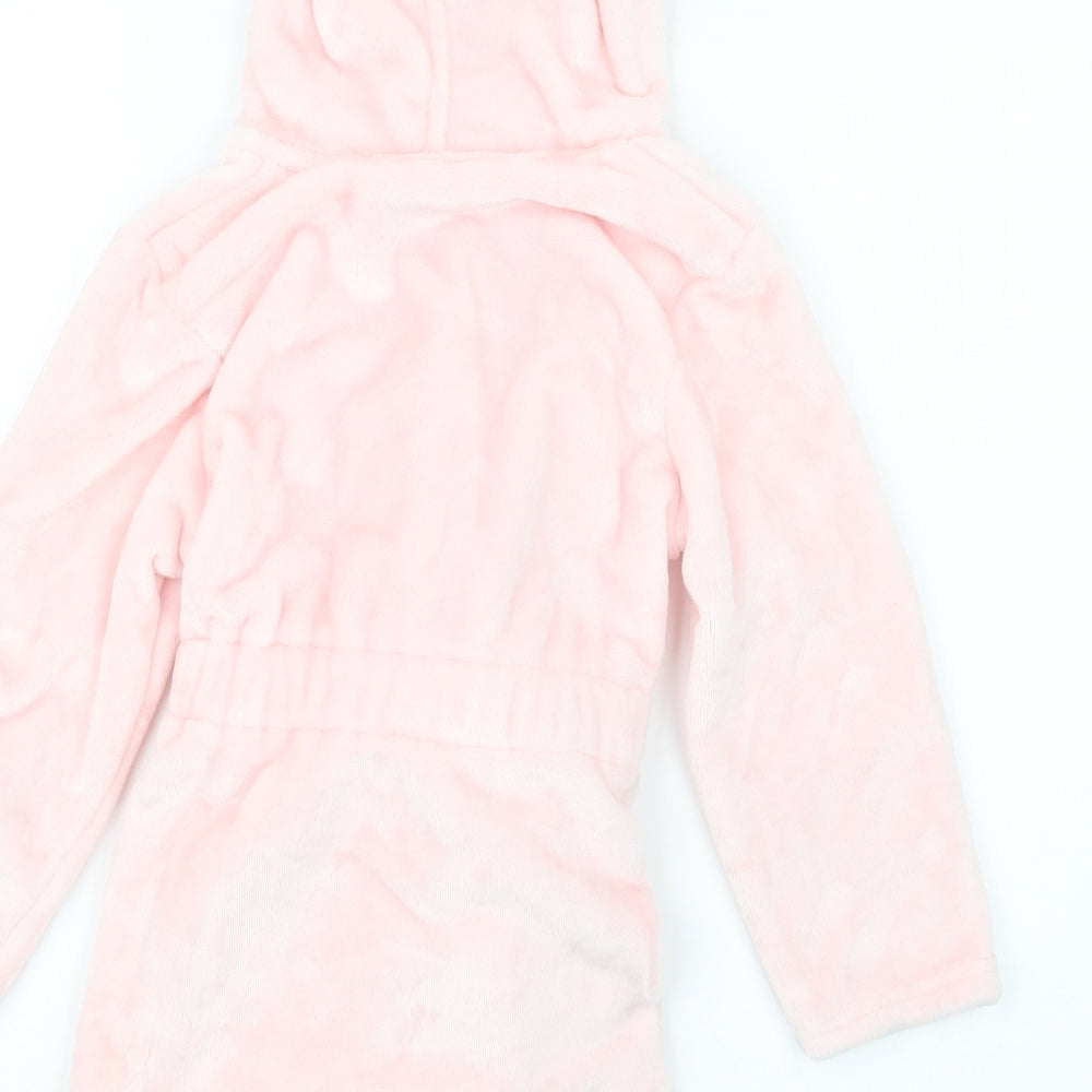 George Girls Pink Geometric  Top Robe Size 4-5 Years