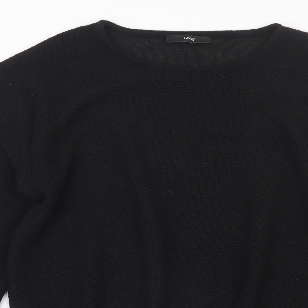 George Womens Black   Pullover Jumper Size 10