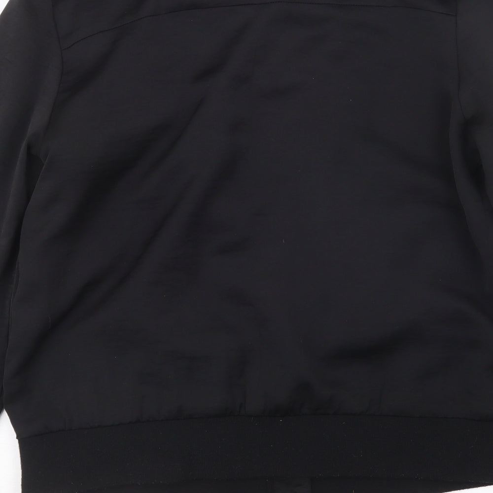 New Look Womens Black   Bomber Jacket Jacket Size 10