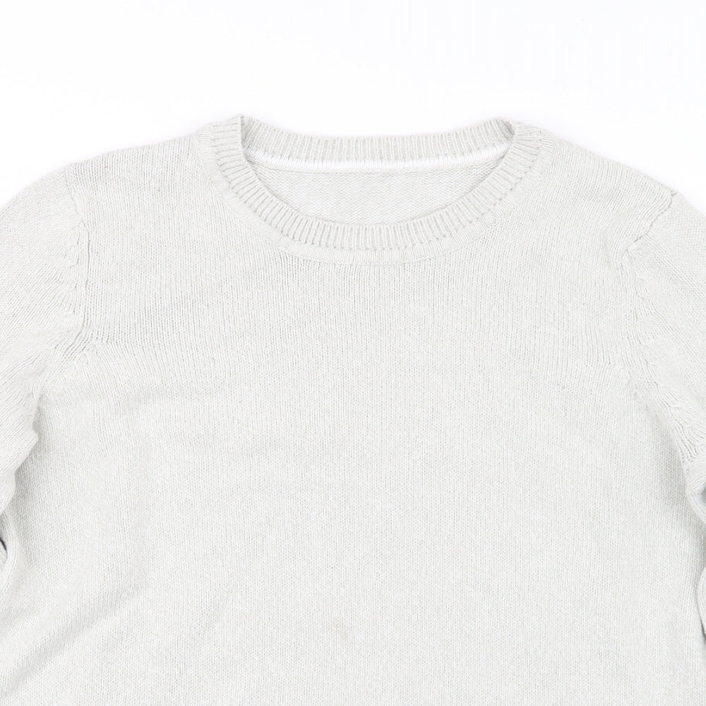 BHS Womens Grey  Knit Pullover Jumper Size 14