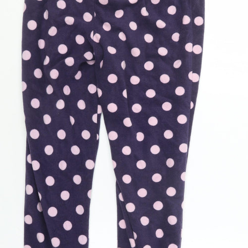 Debenhams Womens Purple Polka Dot  Capri Pyjama Pants Size 10