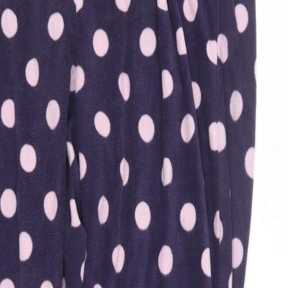 Debenhams Womens Purple Polka Dot  Capri Pyjama Pants Size 10