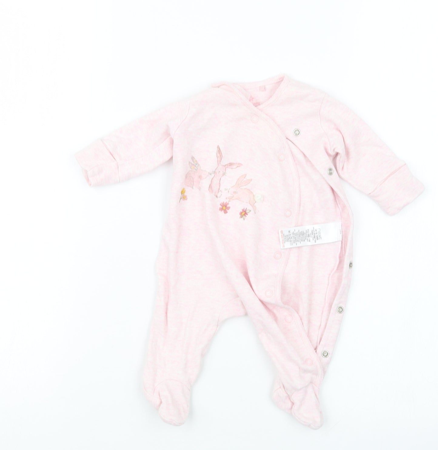 NEXT Girls Pink Geometric  Babydoll One Piece Size Newborn