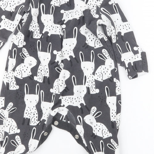 NEXT Girls Black Geometric  Babydoll One Piece Size 0-3 Months