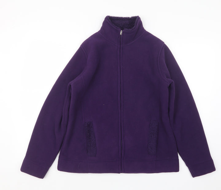 EWM Womens Purple Jacket Size 10