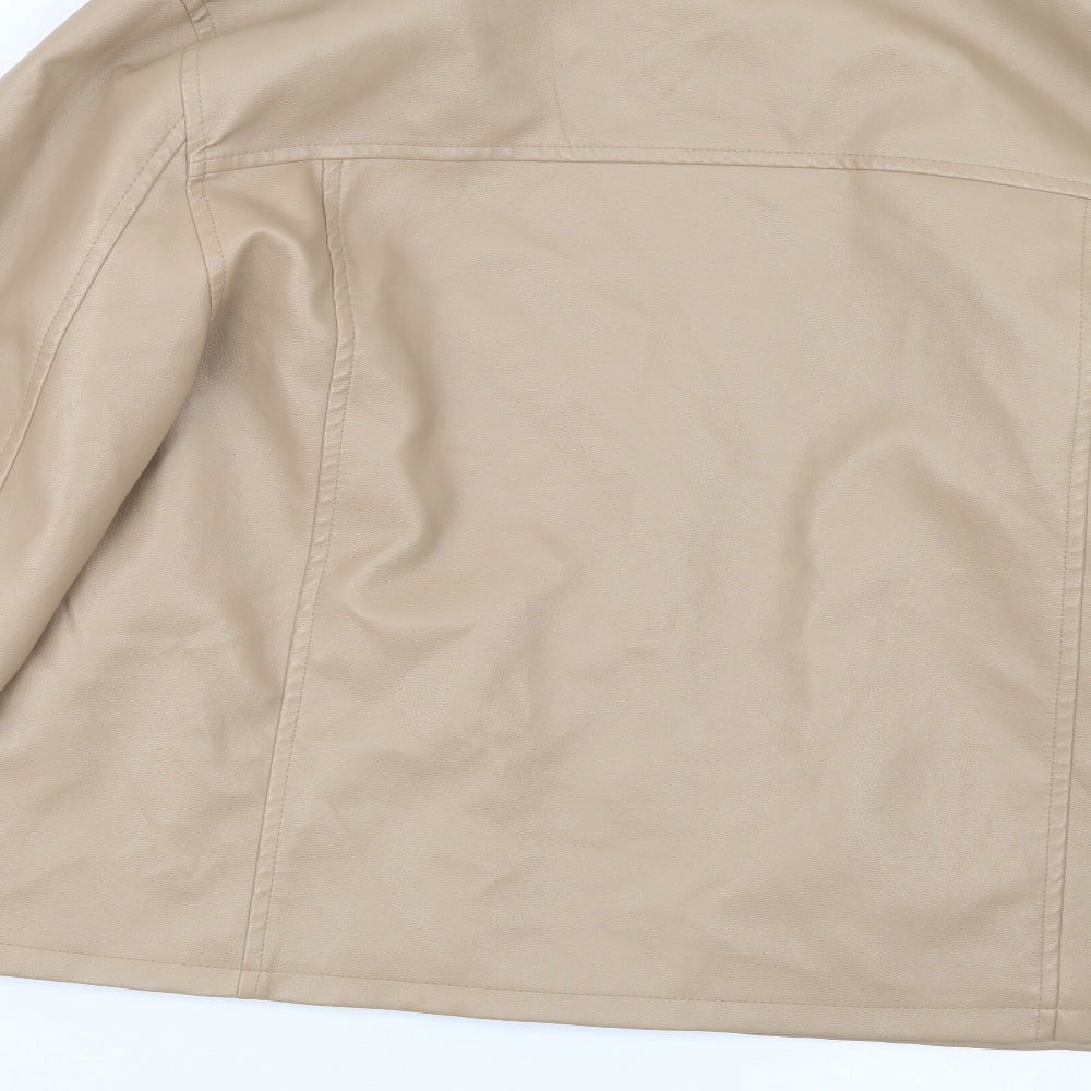 Motel Womens Beige   Jacket  Size M