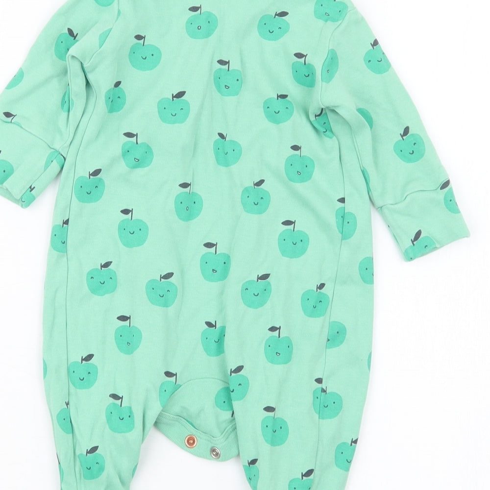 NEXT Boys Green Geometric  Babydoll One Piece Size 0-3 Months