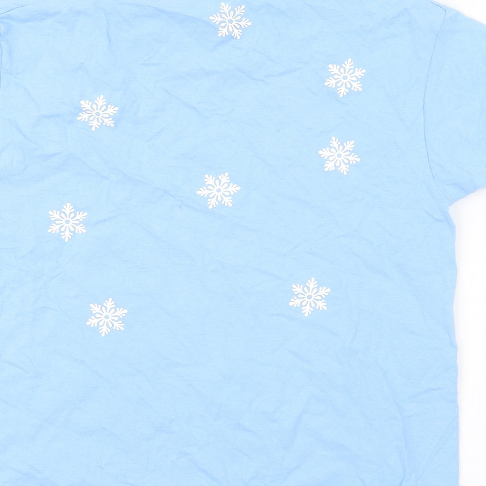 Fruit of the Loom Girls Blue   Basic T-Shirt Size 5-6 Years
