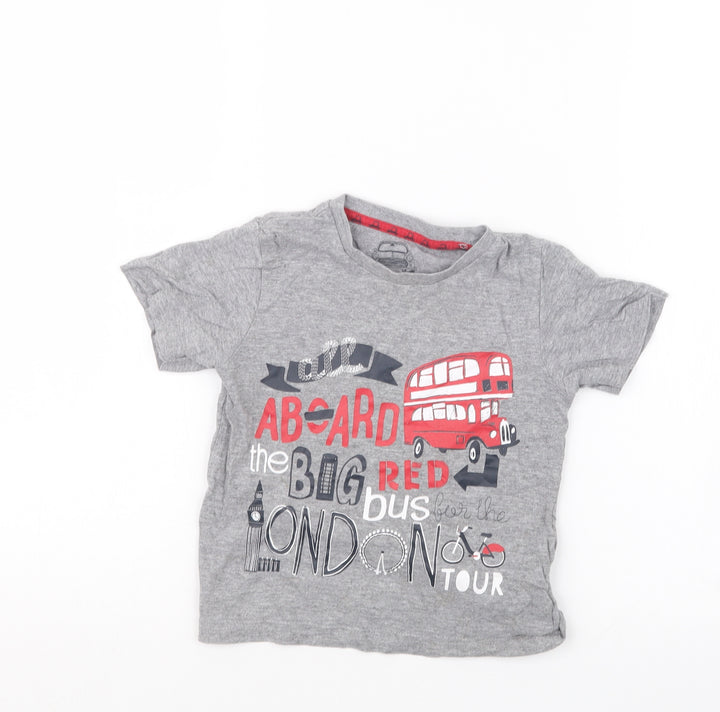 TU Boys Green Basic T-Shirt Size 12-18 Months