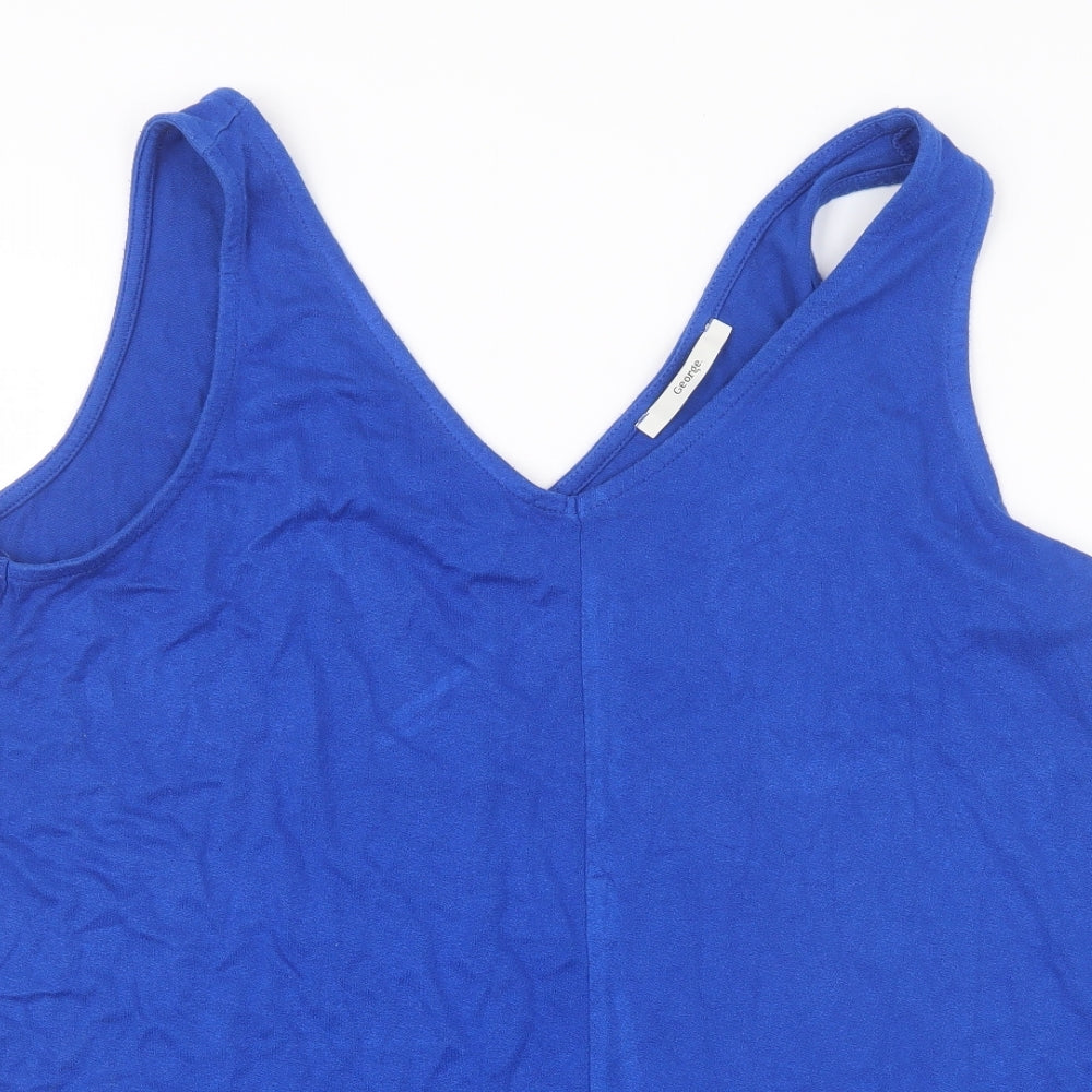 George Womens Blue   Basic Tank Size 14