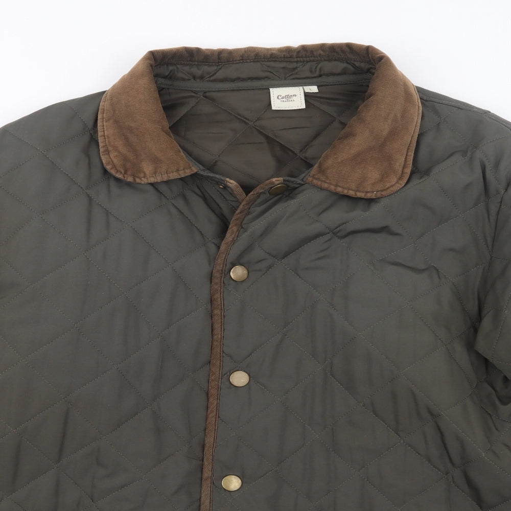 Cotton Traders Mens Green   Jacket  Size L