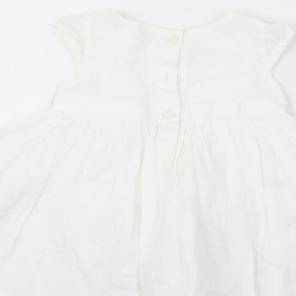 George Girls White   T-Shirt Dress  Size Newborn  - Winnie the Pooh