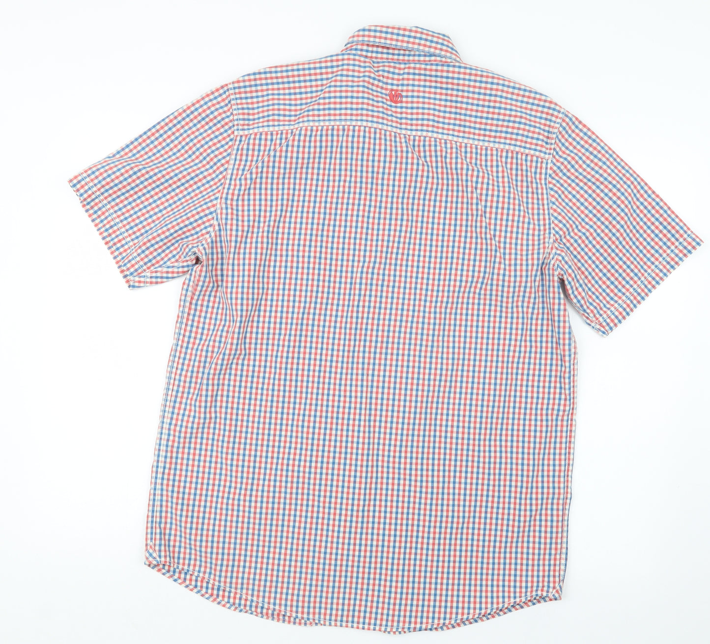 Fat Face Mens Blue Check   Button-Up Size M