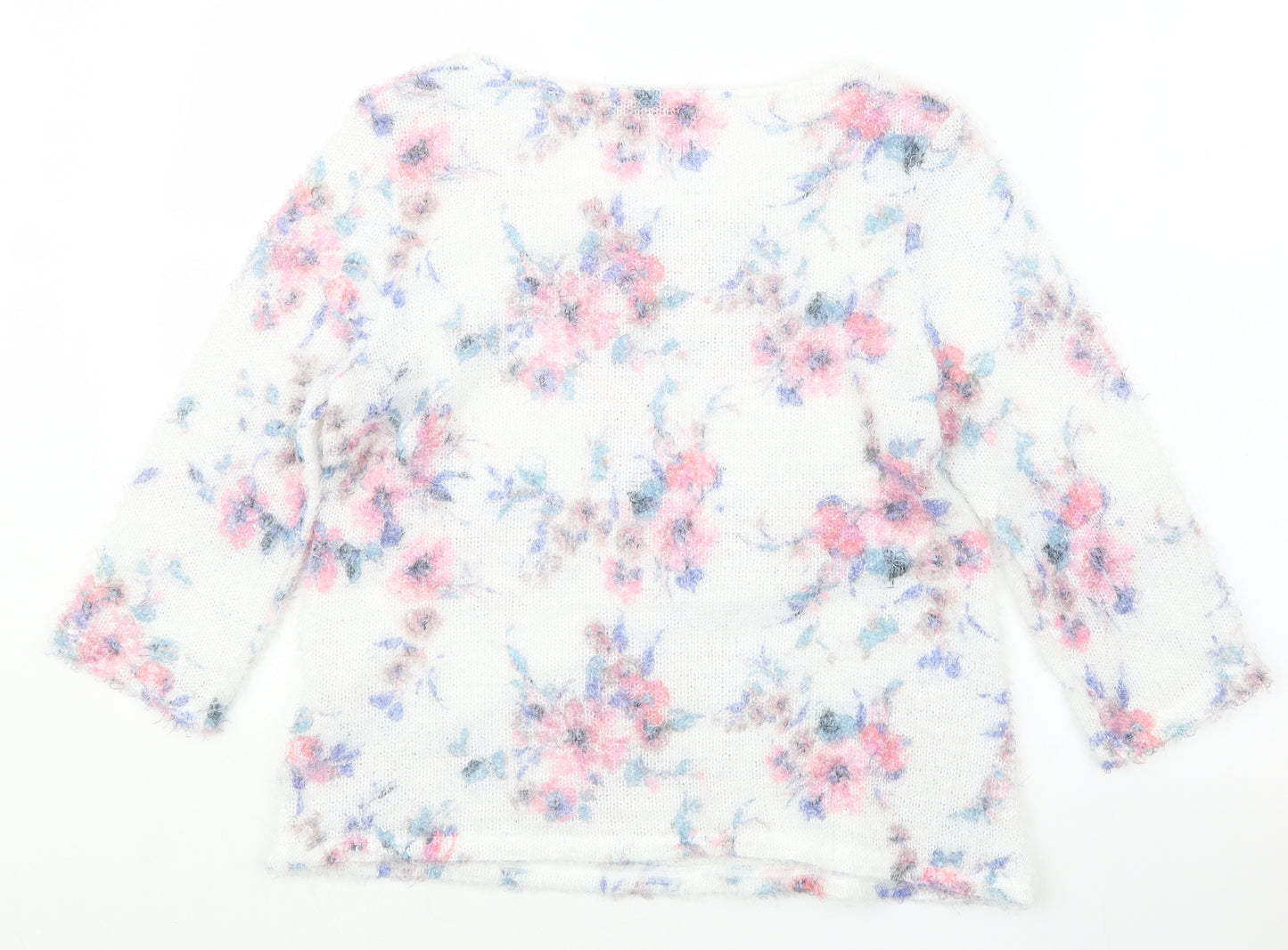 George Womens White   Pullover Jumper Size 14