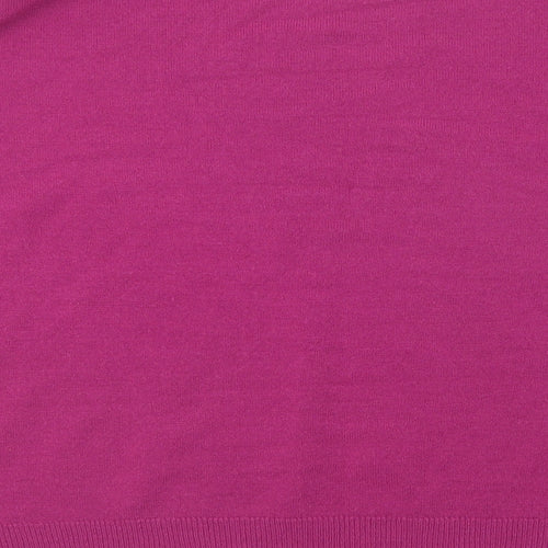TU Womens Purple  Knit Pullover Jumper Size 16