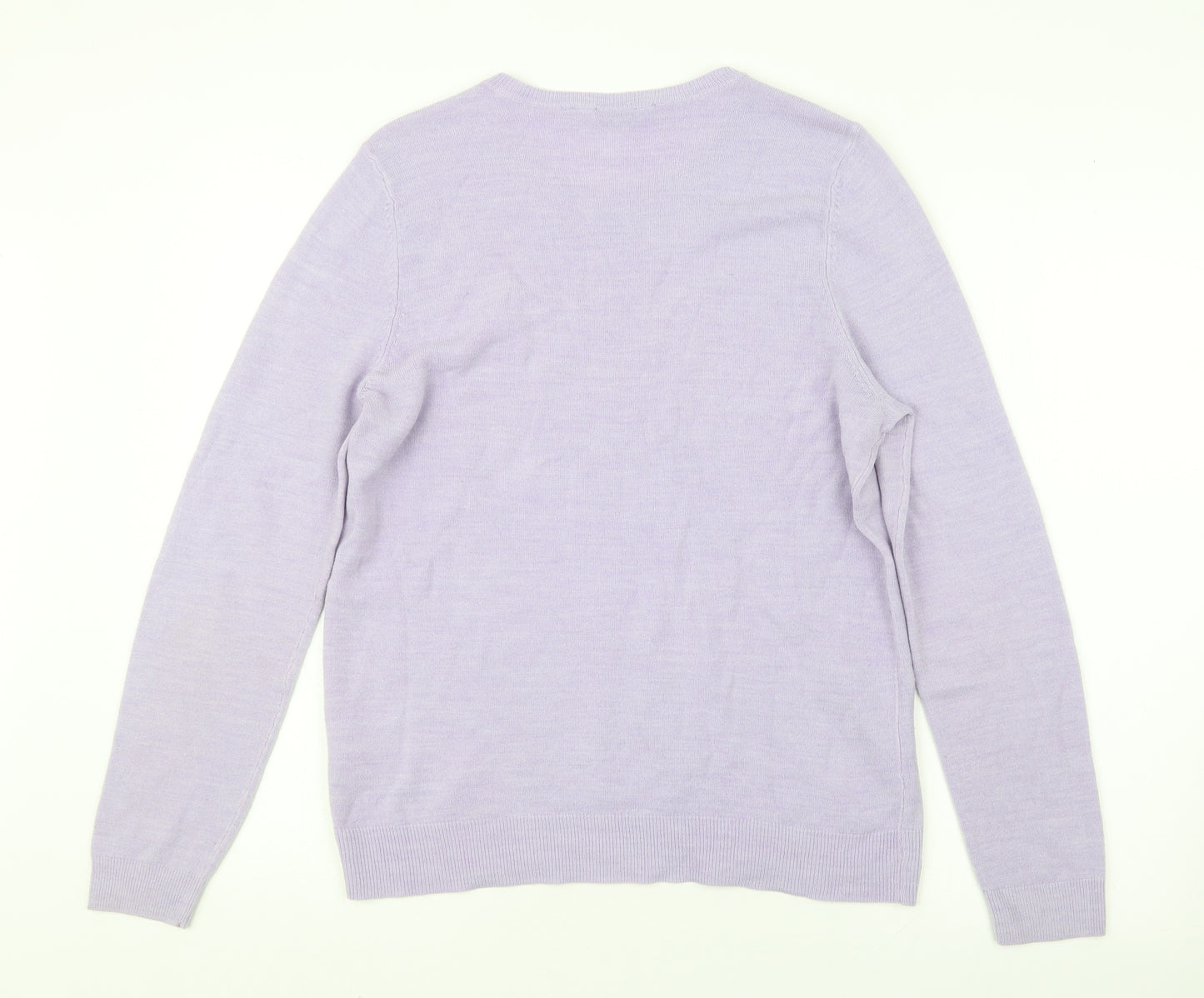 BHS Womens Purple  Knit Pullover Jumper Size 14