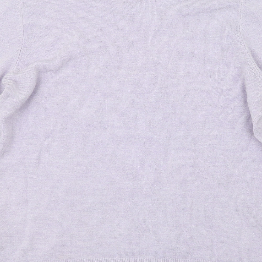 BHS Womens Purple  Knit Pullover Jumper Size 14