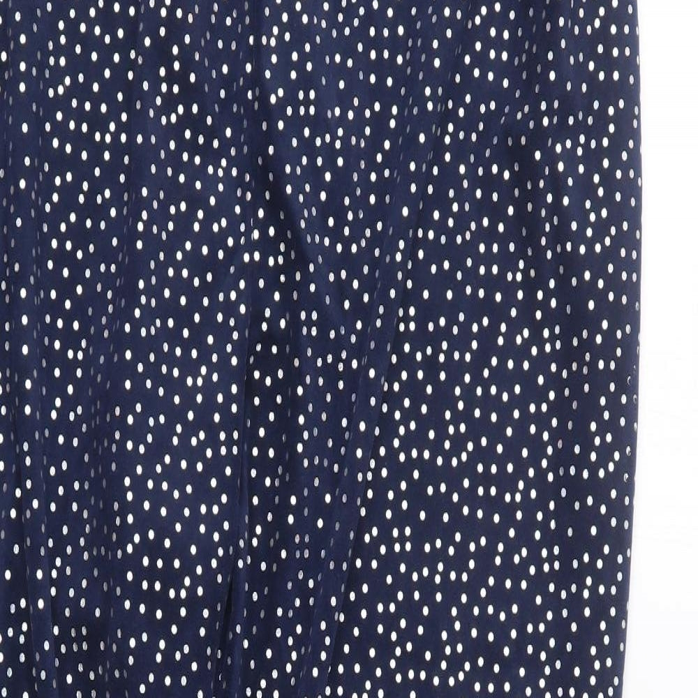 Matalan Womens Blue Geometric  Capri Pyjama Pants Size 16