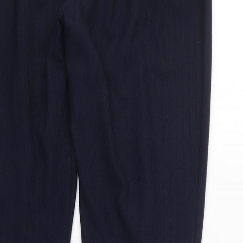 Preworn Womens Blue   Trousers  Size 14 L29.5 in