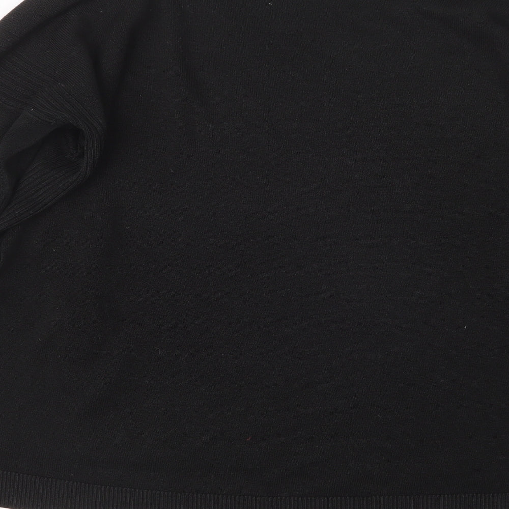New Look Maternity Womens Black  Knit Pullover Jumper Size 16