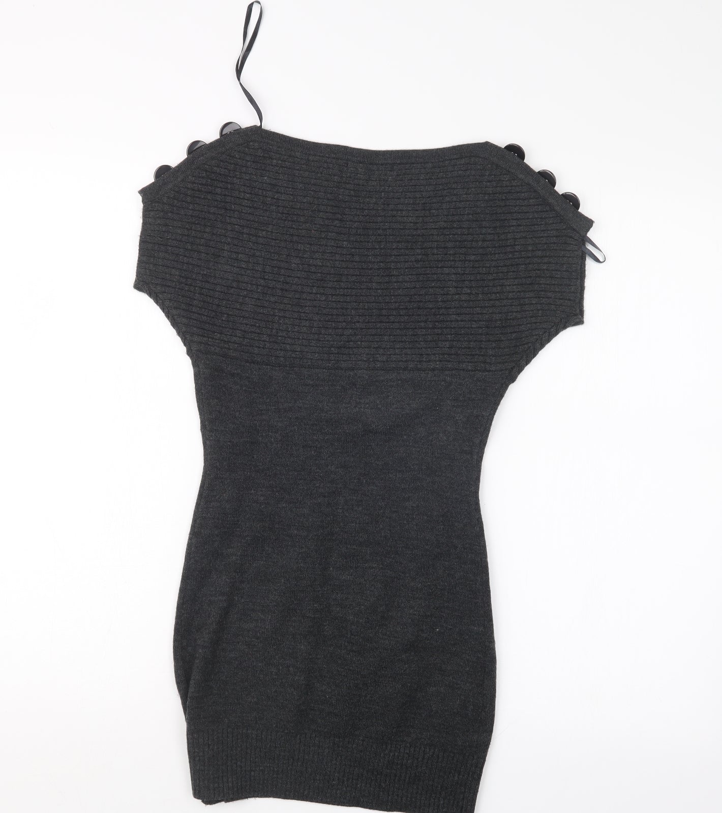 Jane Norman Womens Grey  Knit Pullover Jumper Size 6