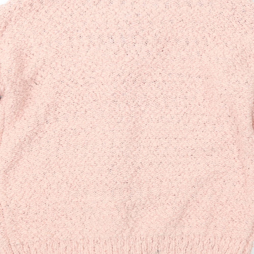 George Girls Pink   Cardigan Jumper Size 10-11 Years