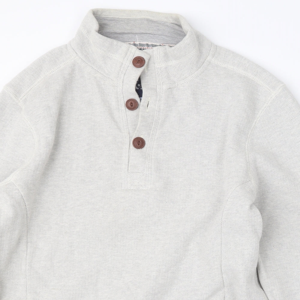George Mens Grey   Pullover Sweatshirt Size M