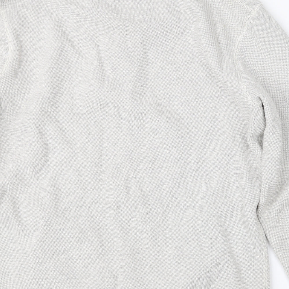 George Mens Grey   Pullover Sweatshirt Size M