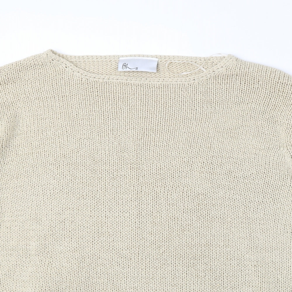 BHS Womens Beige  Knit Pullover Jumper Size 20