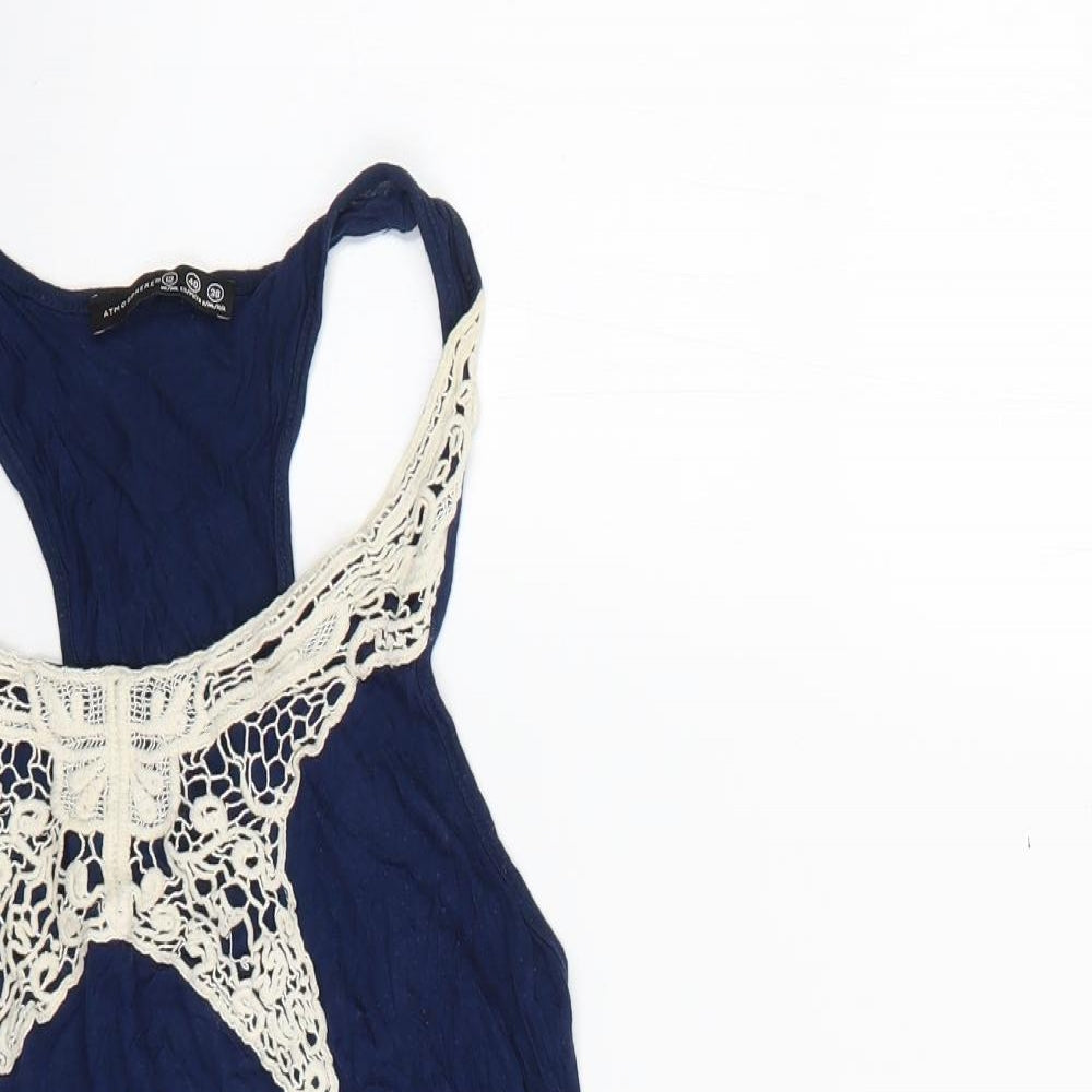 Atmosphere Womens Blue   Basic T-Shirt Size 12