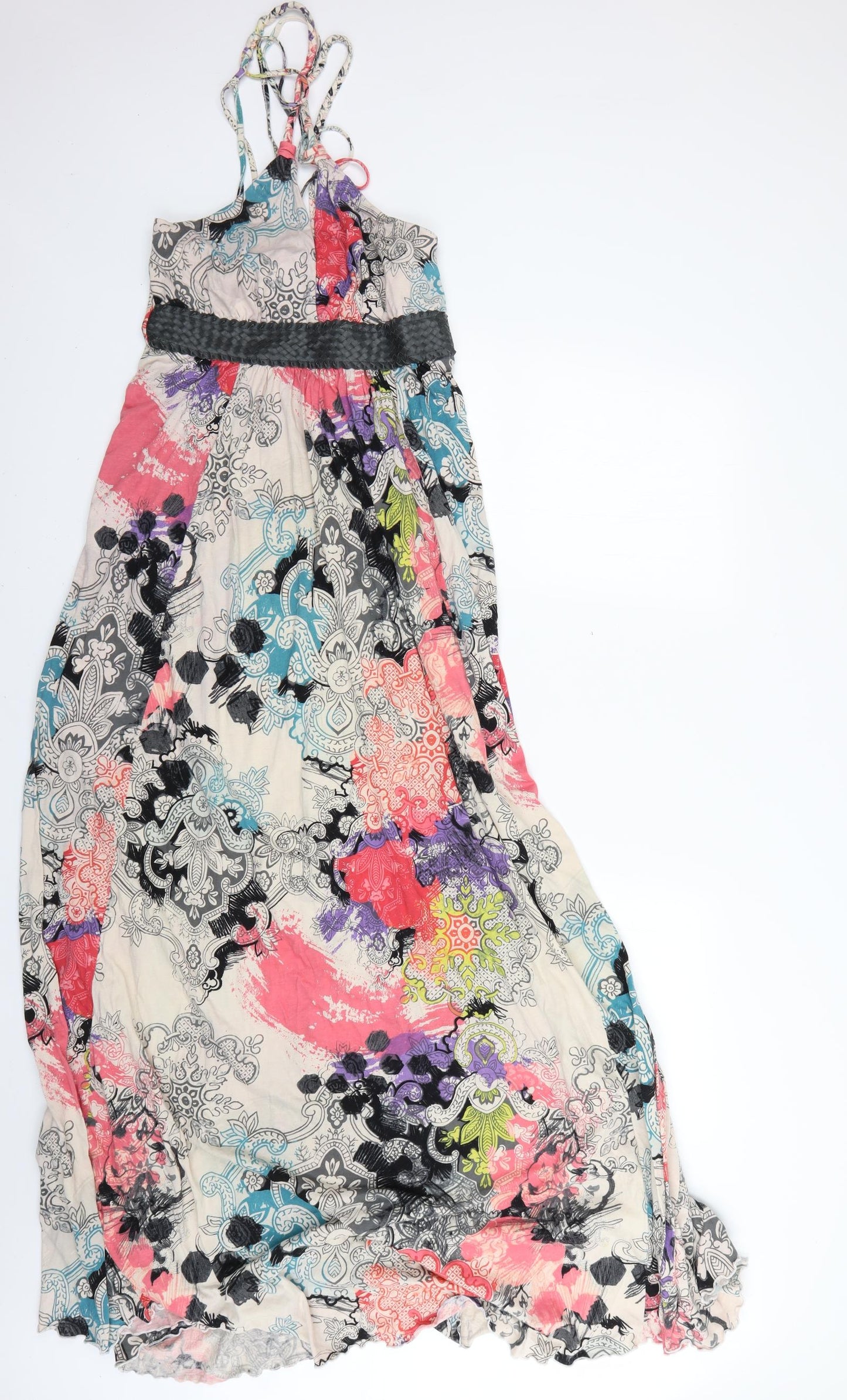 Firetrap Womens Multicoloured Geometric  Maxi  Size M