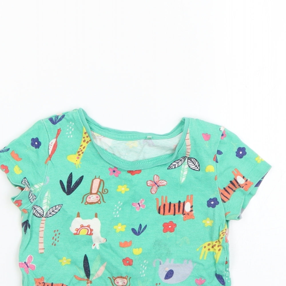 George Boys Multicoloured Geometric  Basic T-Shirt Size 2-3 Years