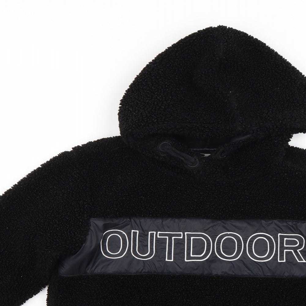 krane Boys Black   Pullover Hoodie Size 13-14 Years