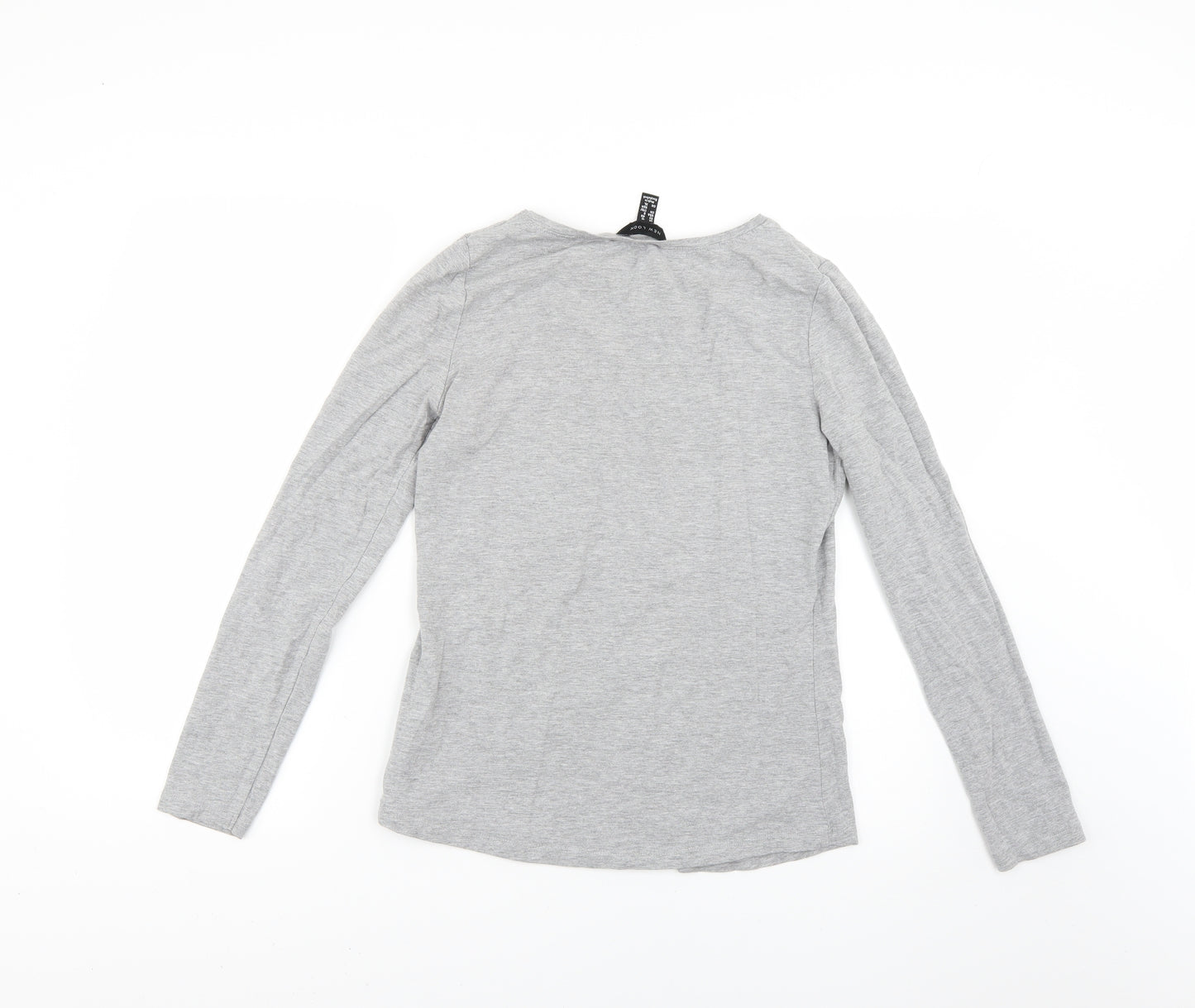 New Look Womens Grey   Basic T-Shirt Size 12