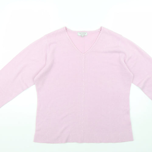 marianna Womens Purple   Pullover Jumper Size XL