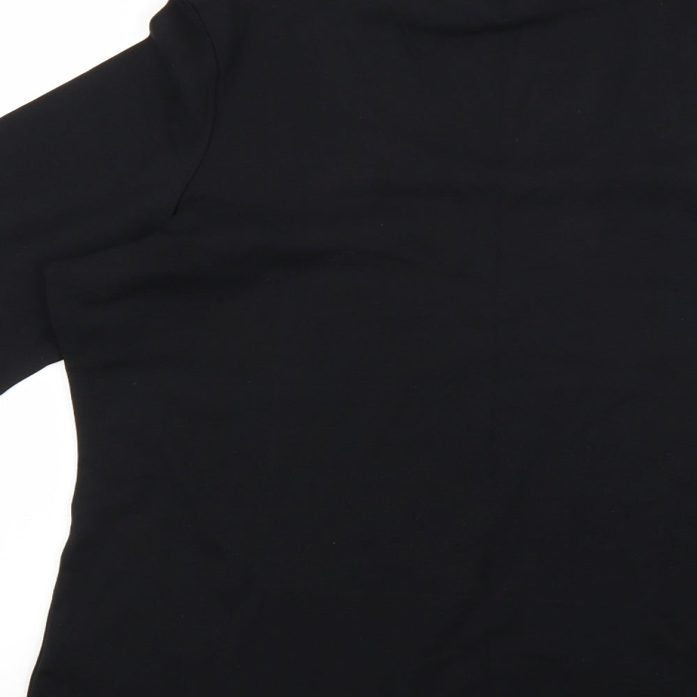 Marks and Spencer Womens Black   Basic T-Shirt Size 24