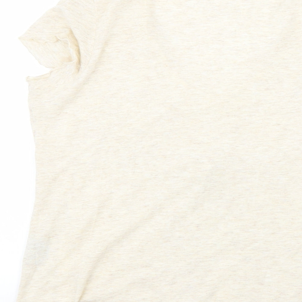 Per Una Womens Beige   Basic T-Shirt Size 16