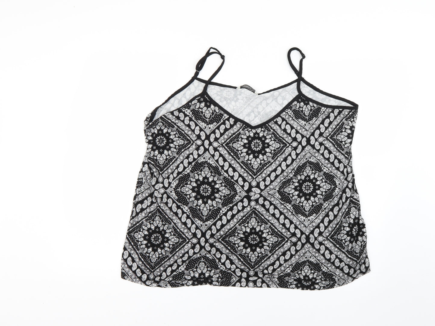 George Womens Multicoloured Geometric  Basic T-Shirt Size 20