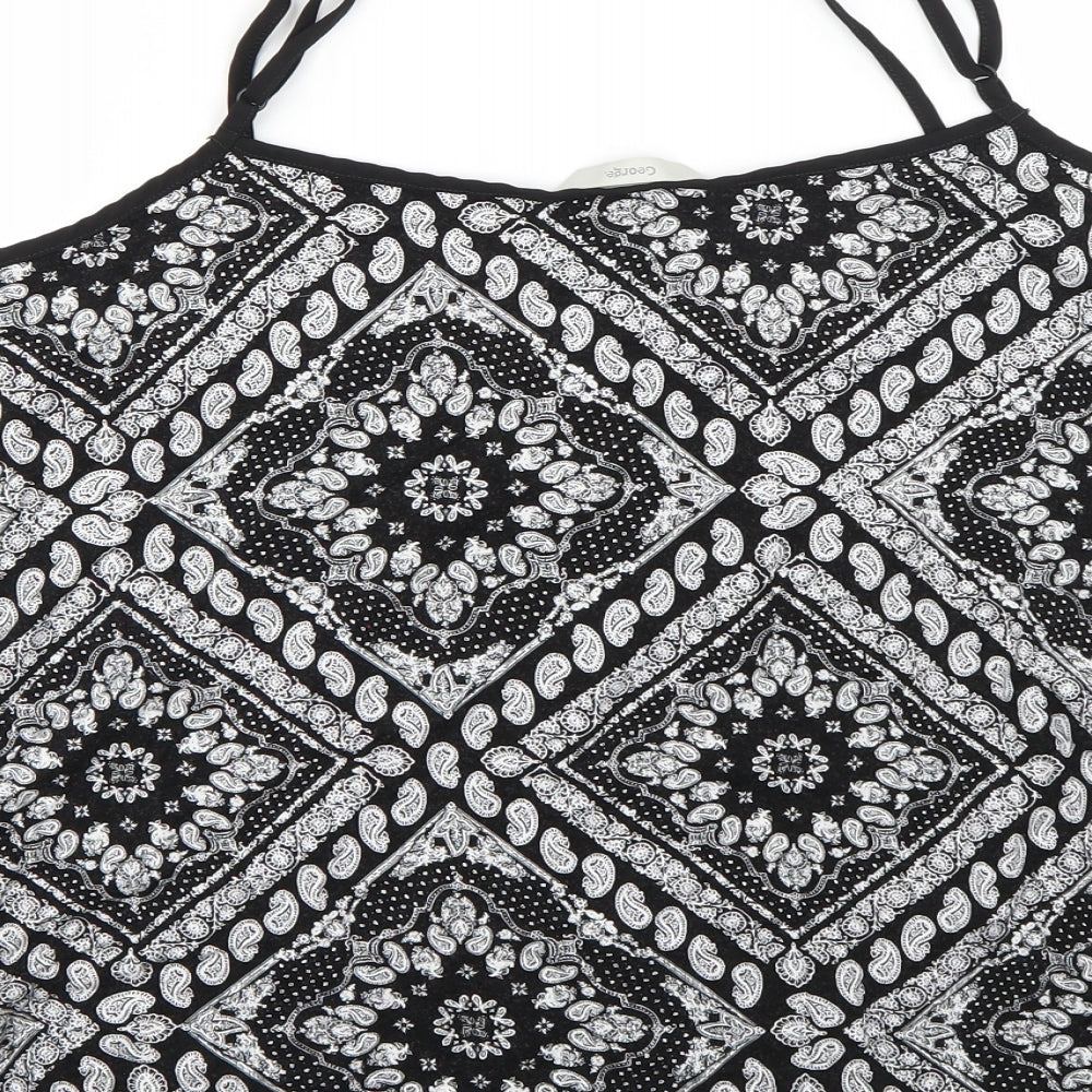 George Womens Multicoloured Geometric  Basic T-Shirt Size 20