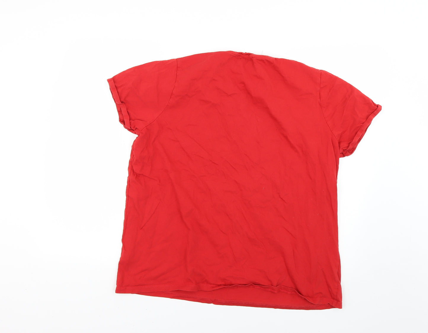 Womens Red   Basic T-Shirt Size 20
