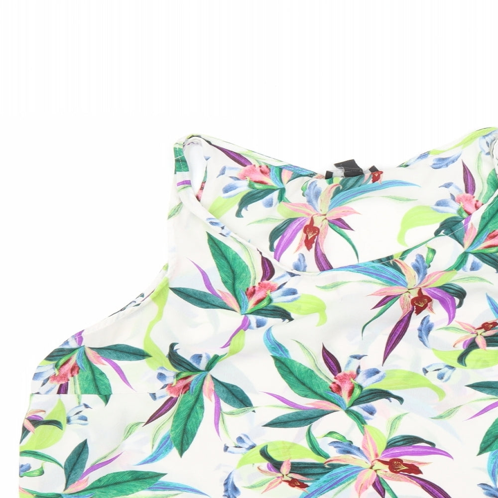 Primark Womens Multicoloured Floral  Basic Blouse Size 18