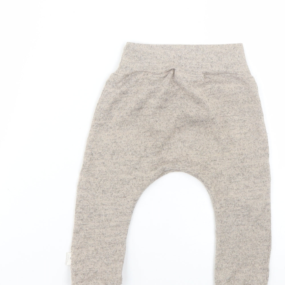 ella & jokids Baby Beige   Jogger Trousers Size 12-18 Months