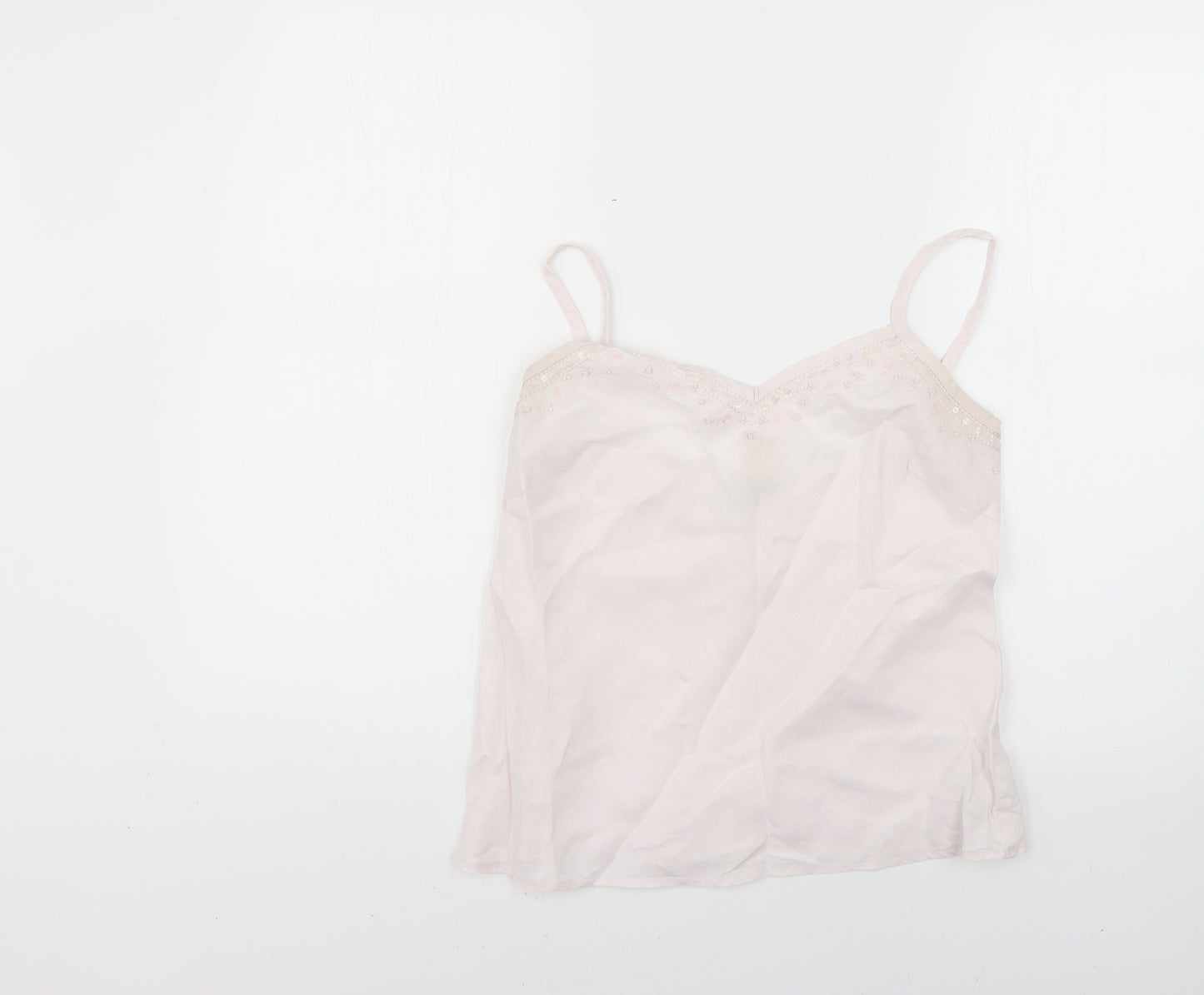 TU Womens Pink   Basic Blouse Size 8